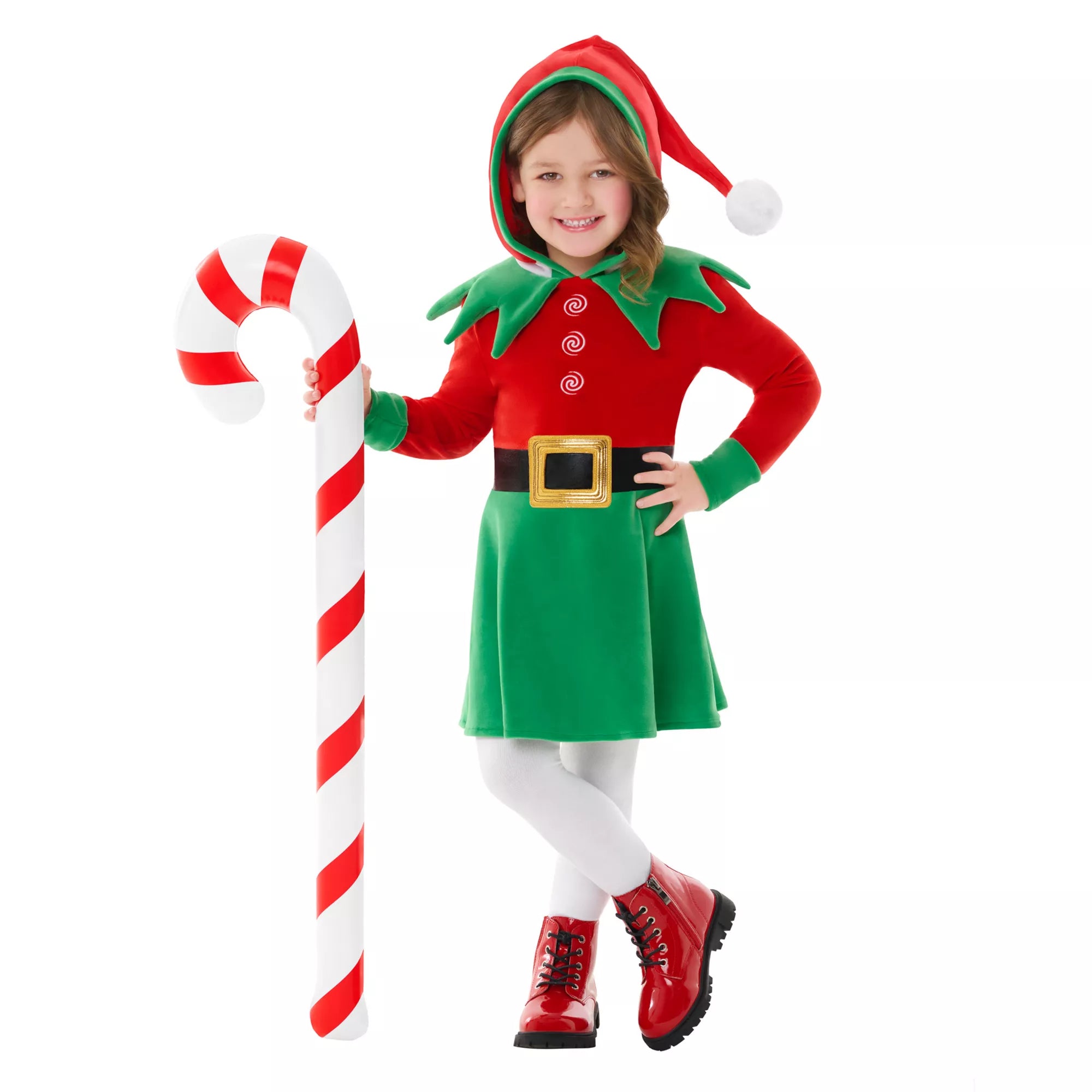 Toddler Elf Hooded Dress Costume