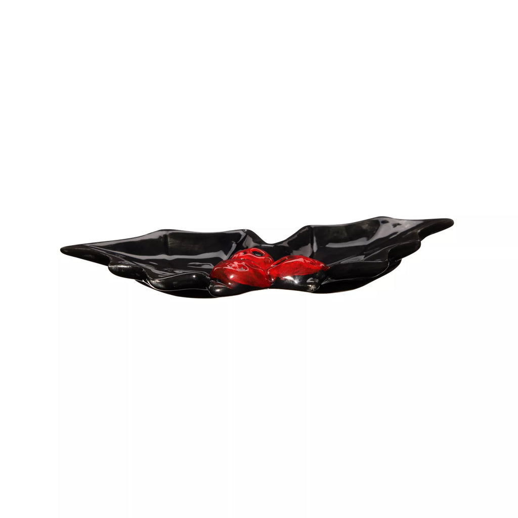 Gothic Holly Leaf Ceramic Tray