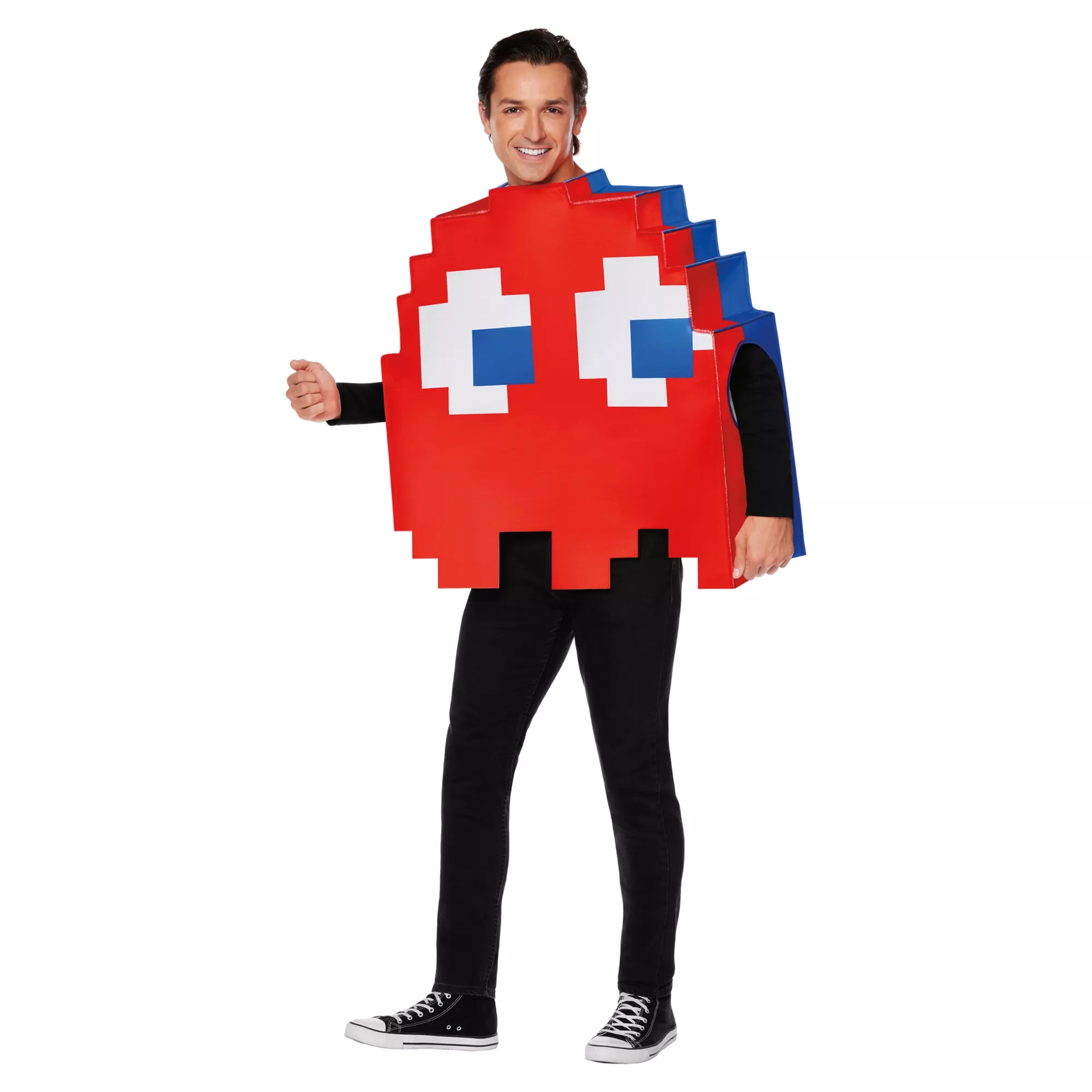 Adult Blinky & Blue Ghost Reversible 3D Costume - Pac-Man